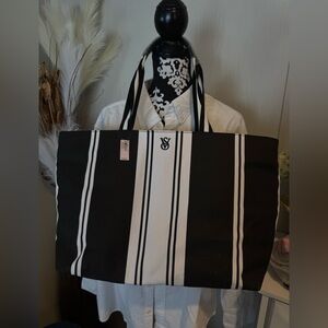 Victoria's Secret Black and White Tote